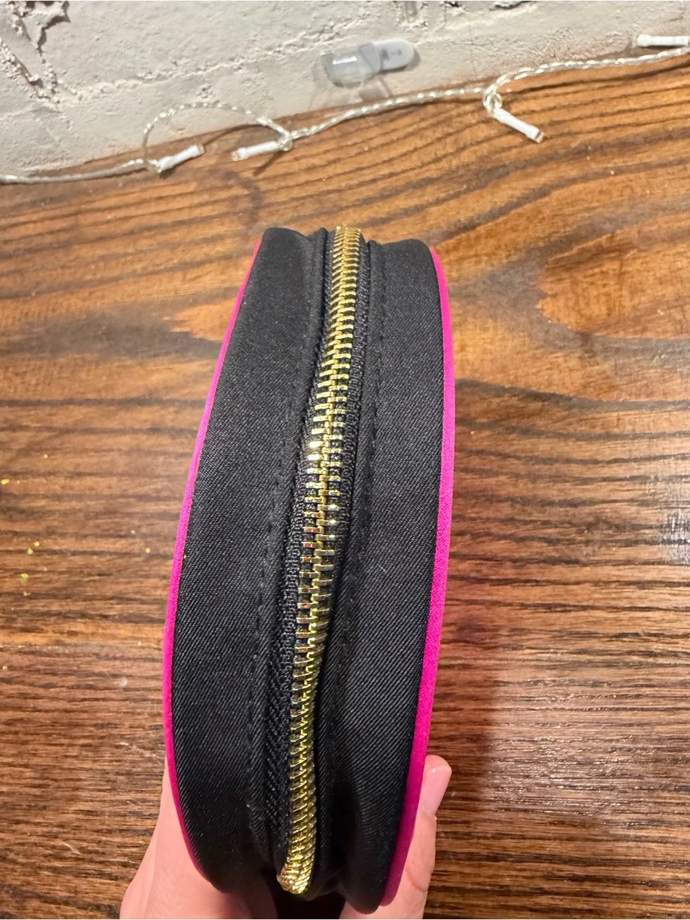 Prada Hot Pink Round Cosmetic Pouch 0209